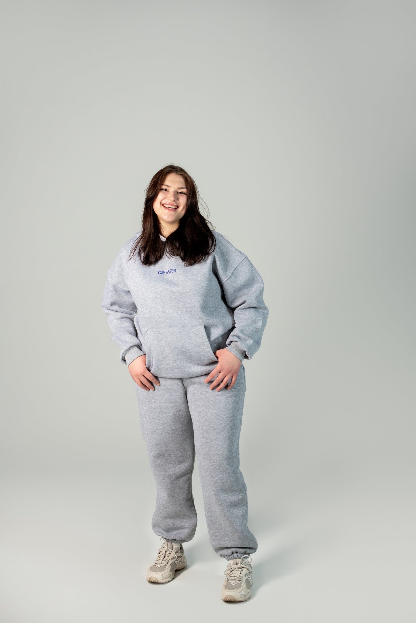 Light Grey Hoodie "LUCKY"