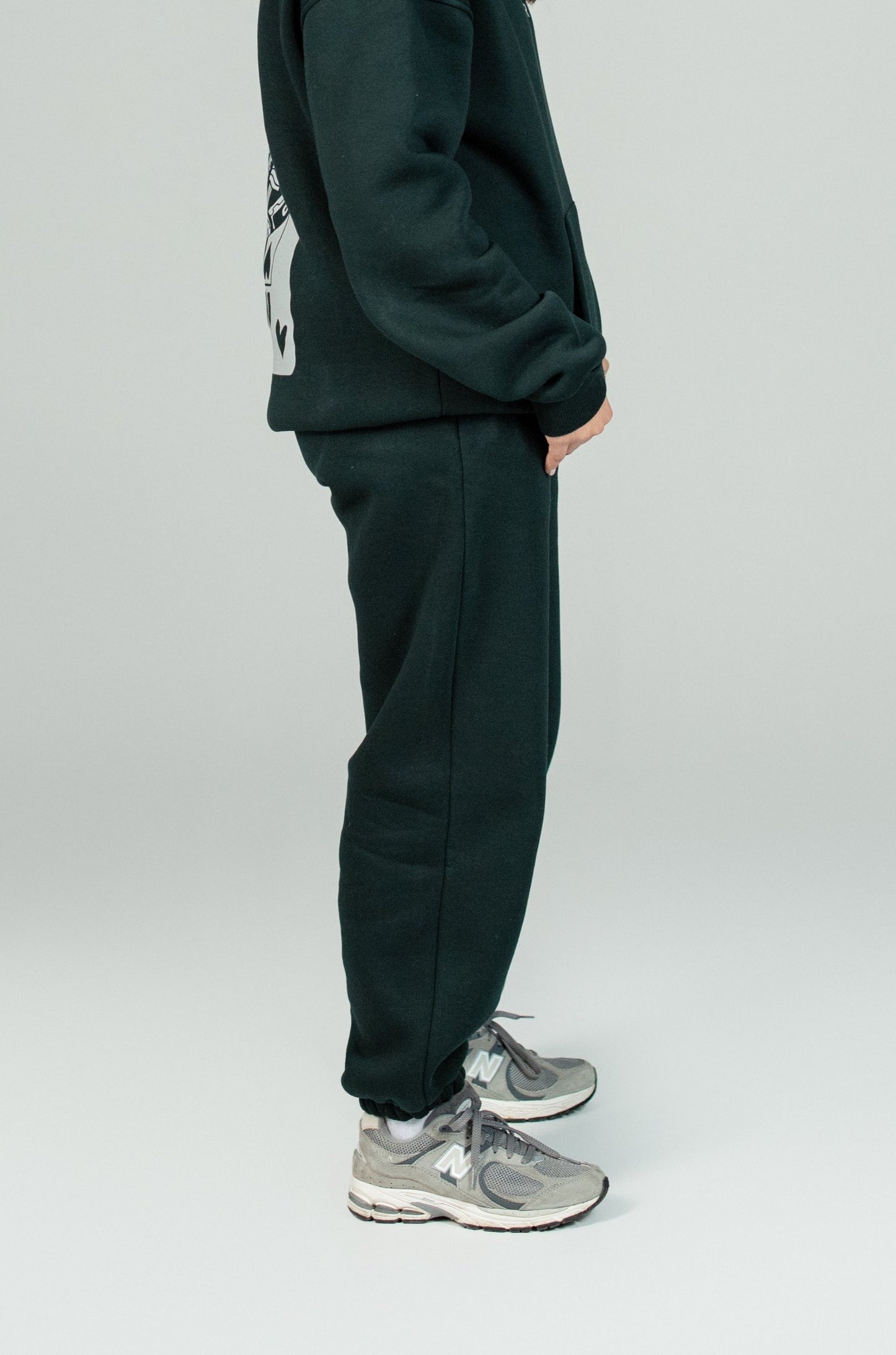 Forest Green Oversized Sweatpants