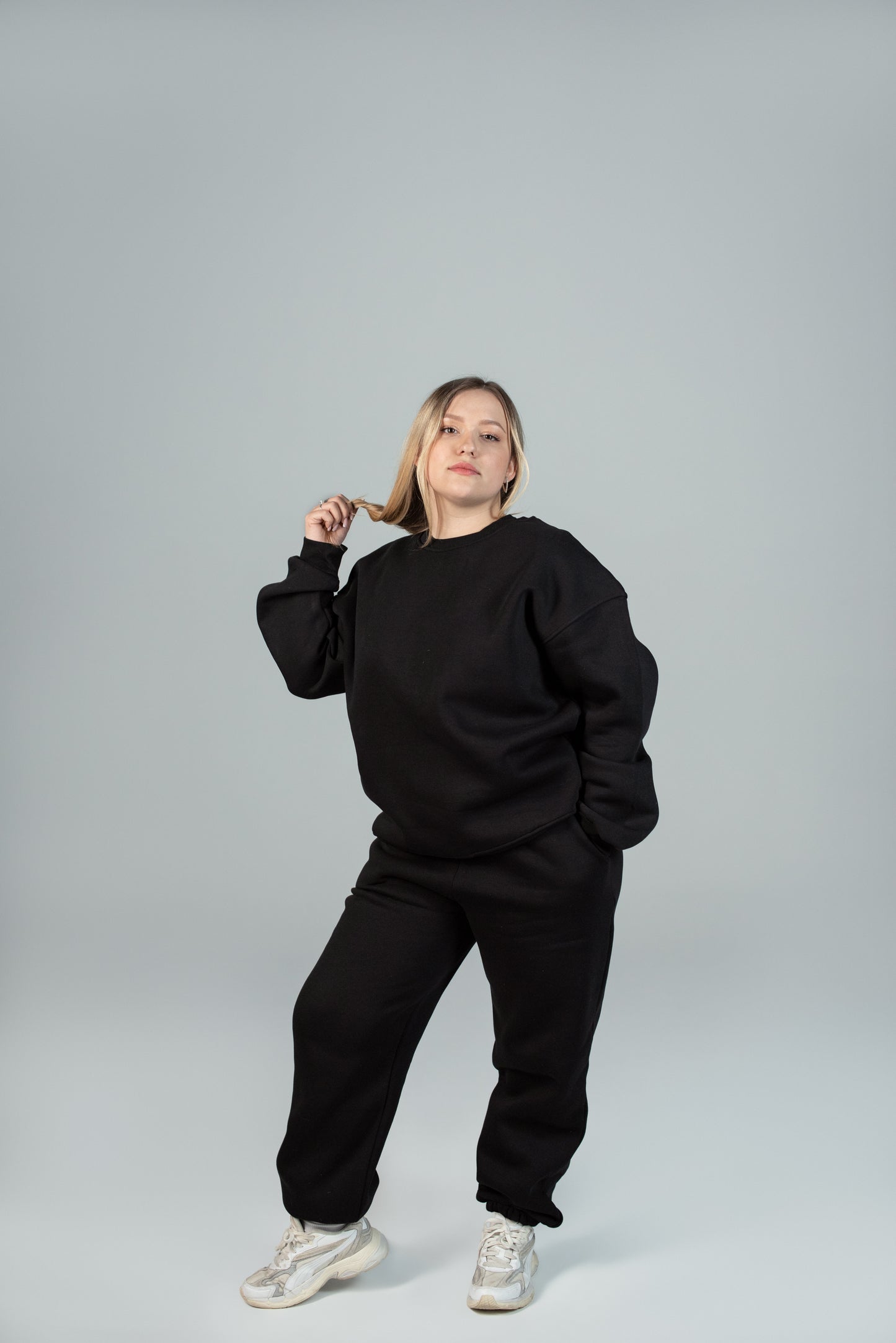 Black Oversized Sweatpants