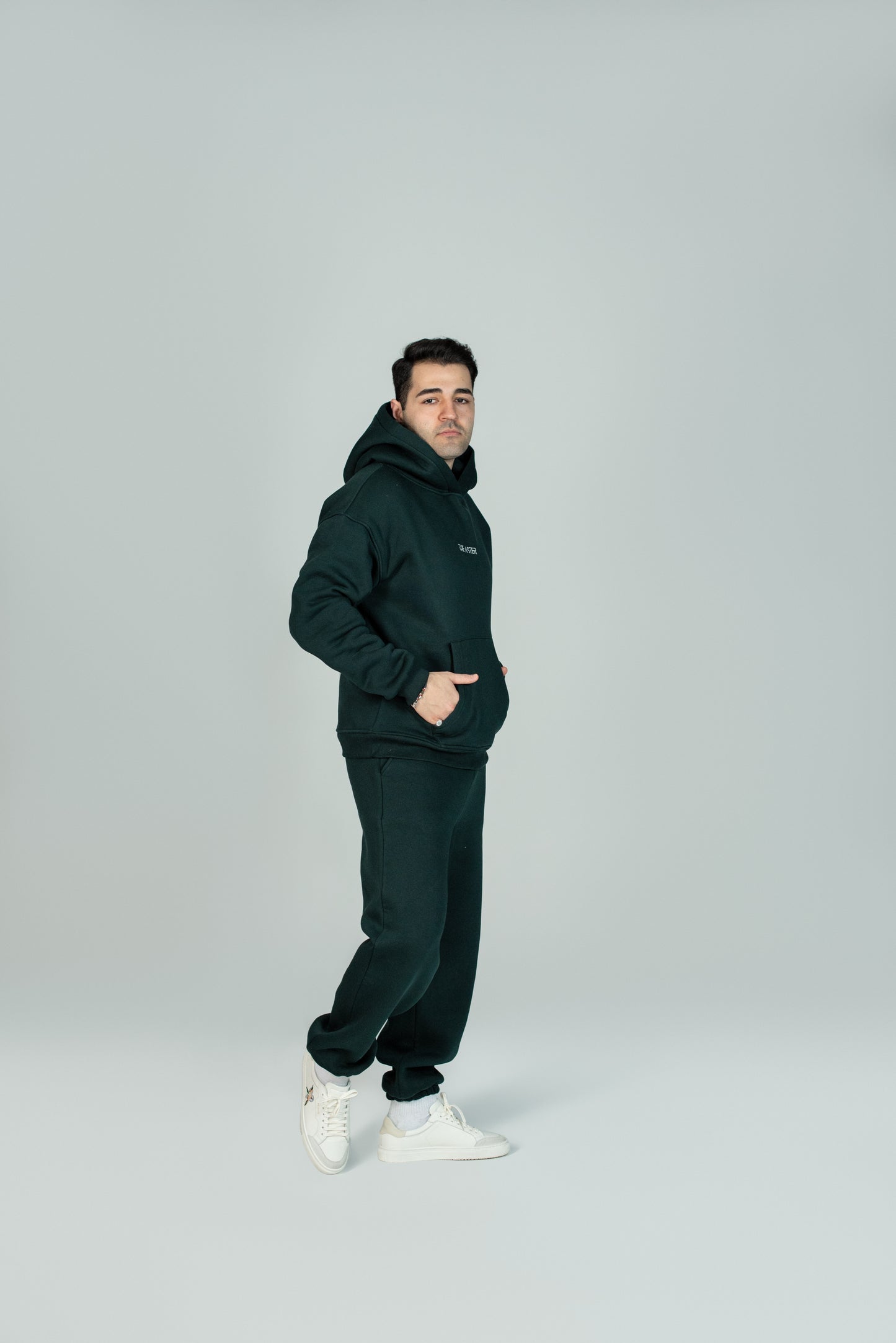 Forest Green Hoodie "LUCKY YOU"