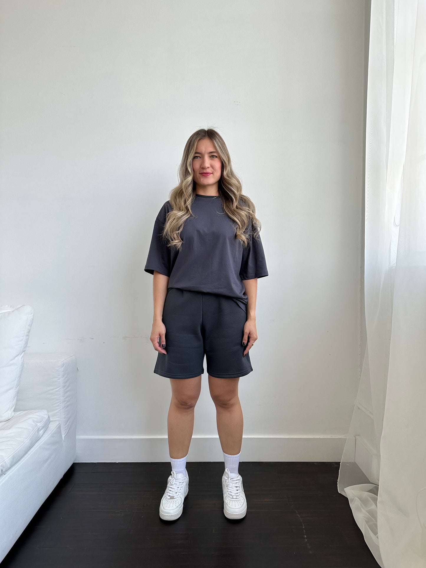 Dark Grey Oversized T-shirt