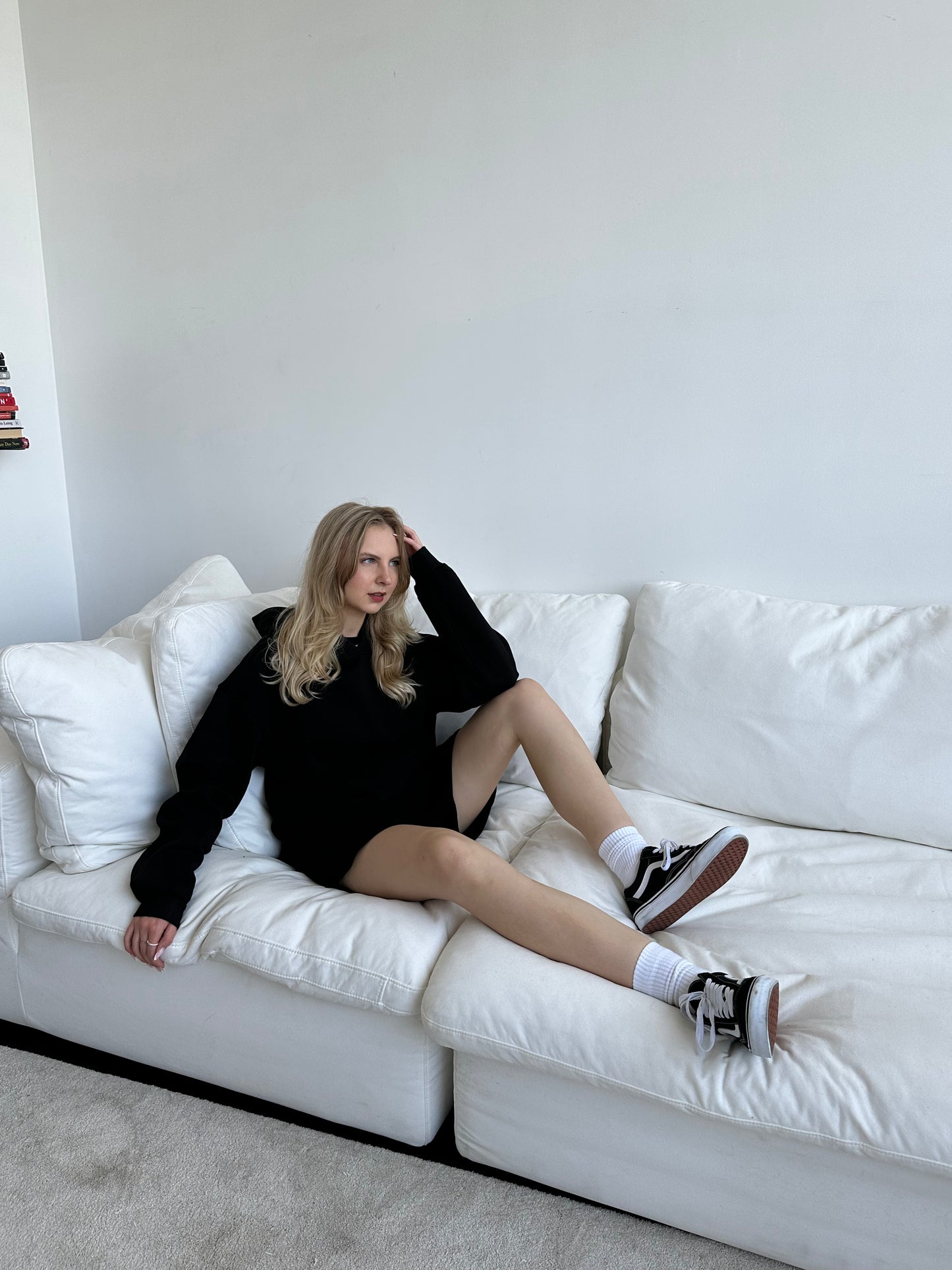 Black Oversized Hoodie