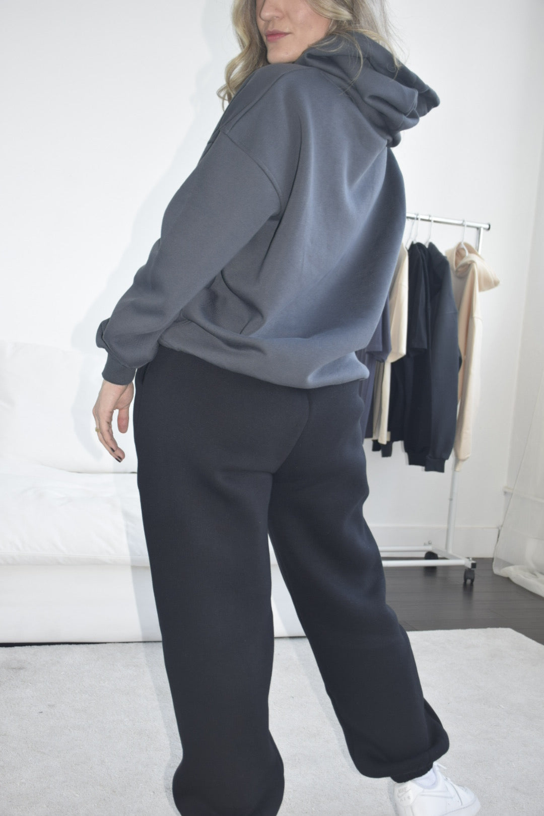 Dark Grey Oversized Hoodie