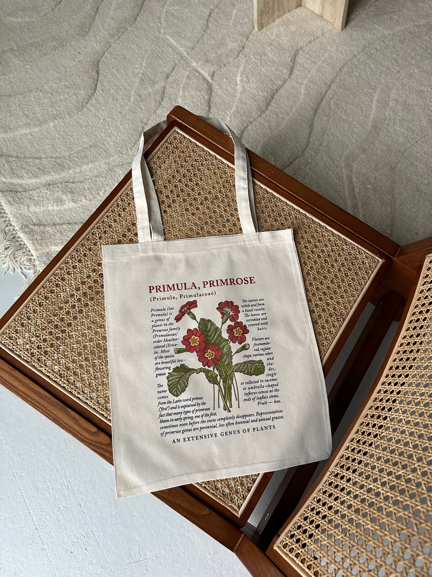 Tote bag "Primula,Primrose"