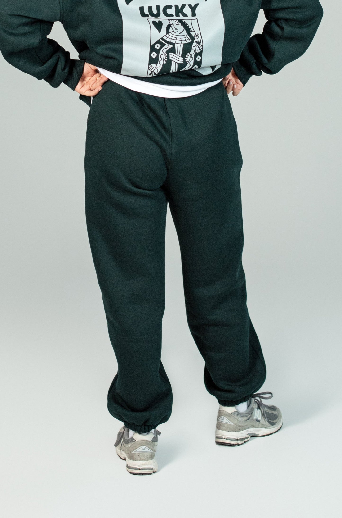 Forest Green Oversized Sweatpants