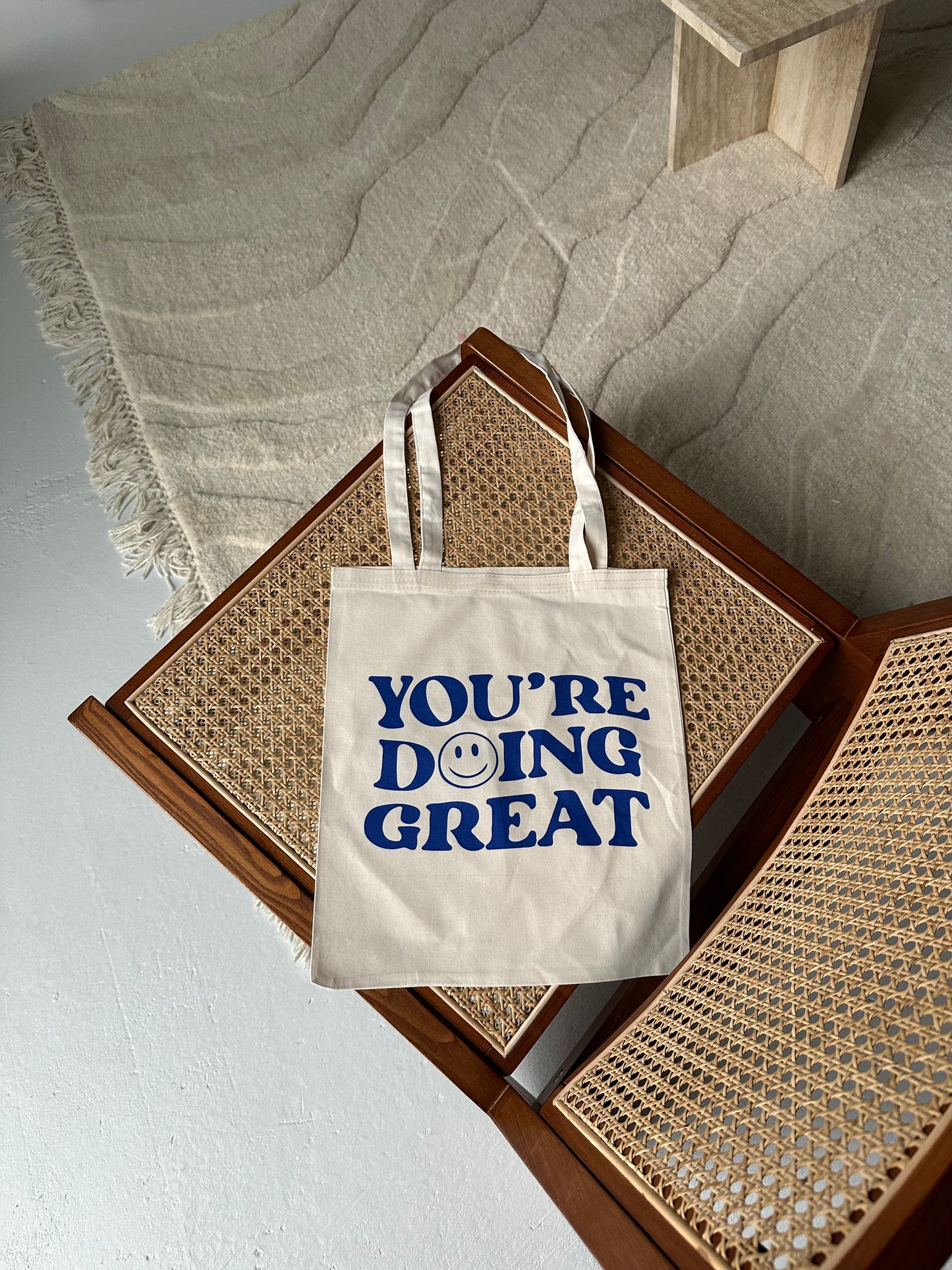 Tote bag "You're doing great"