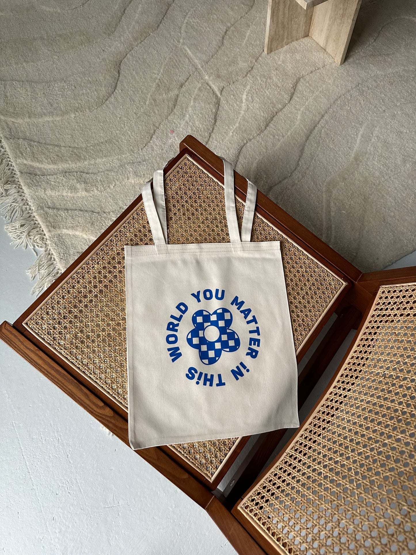 Tote bag "You matter in this world"